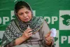 Article 370 abrogation anniversary: Mehbooba claims house arrest