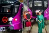 Delhi CM Atishi inspects driverless train for Phase 4 of Delhi Metro