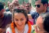 Maharashtra polls: Kangana Ranaut holds roadshow for BJP candidate in Nagpur