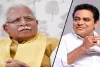 BRS leader Rama Rao meets Union Minister Khattar, alleges corruption in AMRUT tenders