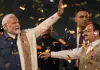 Prime Minister Narendra Modi celebrated the victory of the Mahayukti alliance in Maharashtra,