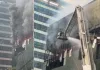 Fire breaks out at building in Hyderabad