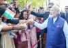 Modi receives traditional Bihari welcome in Mauritius 