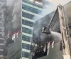 Fire breaks out at building in Hyderabad