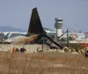 Plane bursts into flames after skidding off runway at airport in South Korea, killing 124 people