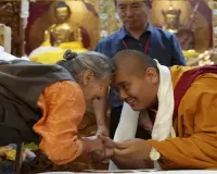 Teenage Buddhist lama celebrates last birthday in US before joining monastery in Himalayas