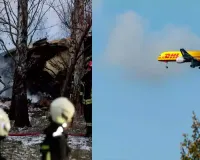 DHL cargo plane crashes into house in Lithuania, killing at least 1