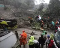 Landslide triggered by rain in Indonesia's Sumatra island kills at least 7 people