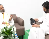 Art of Living founder Ravi Shankar meets Pawan Kalyan 