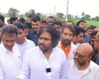 Pawan Kalyan inspects illegal PDS rice transport at Kakinada Port to Africa