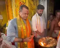 Telangana CM visits Sri Kurumurthy Venkateswara Swamy temple