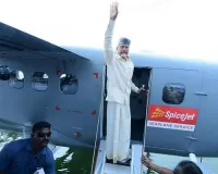 Andhra CM launches demo seaplane flight from Vijayawada to Srisailam