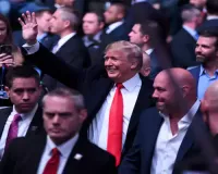 Trump attends UFC fight as Elon Musk suggests public should weigh in on Treasury pick