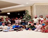 Ram Charan Celebrates Christmas with 26 House Staff!