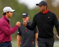 Tiger Woods' immediate goal: Keep his son from beating him in golf for 18 holes