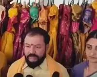 MLA Chintamaneni transforms shawls into dresses for poor children