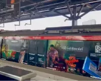 Allu Arjun’s 'Pushpa 2' Branding Spotted on Mumbai Metro Trains