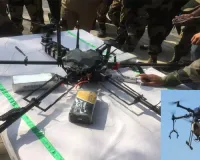 Pakistani drone with narcotics seized near IB in Jammu