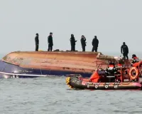 Fishing boat capsizes after colliding with sand barge in South Korea, killing 7