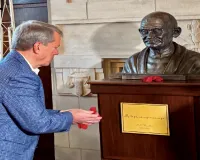 Gandhi’s bust unveiled in Nebraska's State Capitol