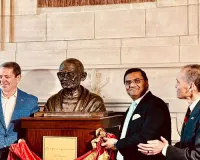 Gandhi’s bust unveiled in Nebraska's State Capitol