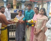 TTD sub-temple in Tarigonda receives golden crown donation