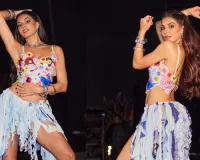 Jacqueline Turns Heads in Floral Swank at Concert!