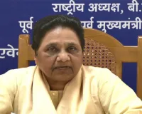 Mayawati slams BJP, Cong over Ambedkar row