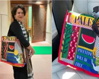 In solidarity with Palestinians, Priyanka carries bag emblazoned with 'Palestine' to Parliament