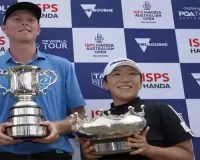 Ryggs Johnston wins Australian Open for first title, Jiyai Shin wins women''s event