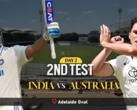 India vs Australia 2nd Test: Day 2 Scoreboard