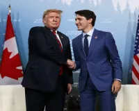 Trump meets Trudeau at Mar-a-Lago; discusses trade, border security, drug crisis