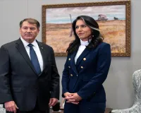 Tulsi Gabbard, Trump's pick for intel chief, meets Senators; supports him on Syria