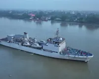 Survey Vessel INS Nirdeshak commissioned by Eastern Naval Command at Vizag