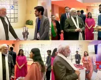 PM Modi visits exhibition at Viksit Bharat Young Leaders Dialogue