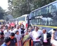 AP Ministers Travel in RTC Buses in Karnataka