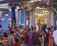 Devotees Visit Temples to Celebrate the New Year Occasion