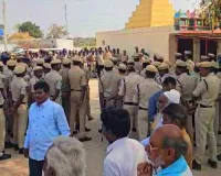 Officials conduct land survey for industrial park in Telangana villages despite minor protests