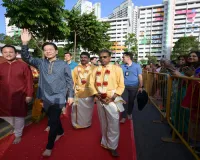 PM Wong joins 10,000 devotees at Singapore Hindu temple consecration ceremony