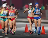 All nine finishers in women's 10km race walk event better National Games record