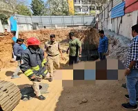 Three workers die as wall at under-construction building collapses in Hyderabad