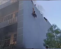 Three die in building fire in Hyderabad