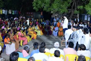 SPECIAL EFFECTS (SFX)-2024 Elections-Nara Lokesh only leader meeting people at Racchabanda after YSR 