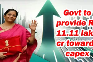 Govt to provide Rs 11.11 lakh cr towards capex, VGF to spur private investment