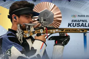 Shooter Swapnil Kusale wins bronze in 50m rifle 3 positions at Olympics