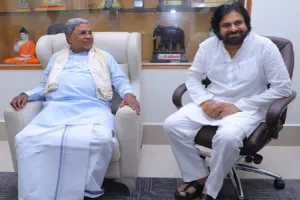 Deputy CM Pawan meets Karnataka CM to solve elephants problem 