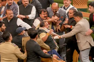 Special status resolution: BJP MLAs hold mock assembly