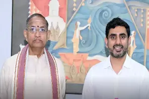 Chaganti meets Lokesh to discusses moral education for students 