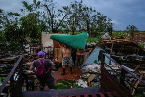 Rafael weakens into tropical storm as it swirls over Gulf of Mexico after lashing Cuba