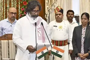 Hemant Soren takes oath as 14th CM of Jharkhand